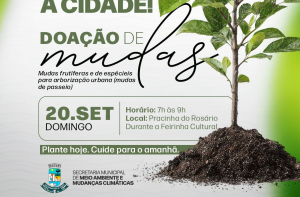 Uma cidade mais verde começa com pequenas atitudes.