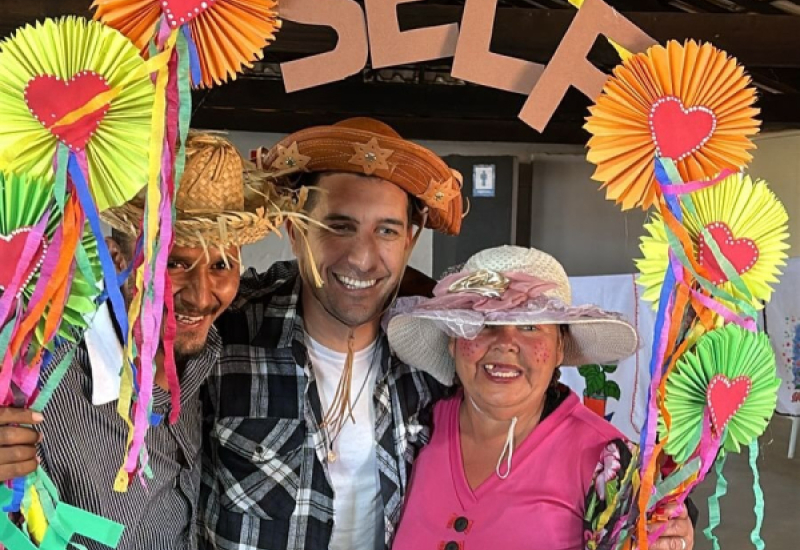 Hoje foi dia de festa na rede municipal de saúde.